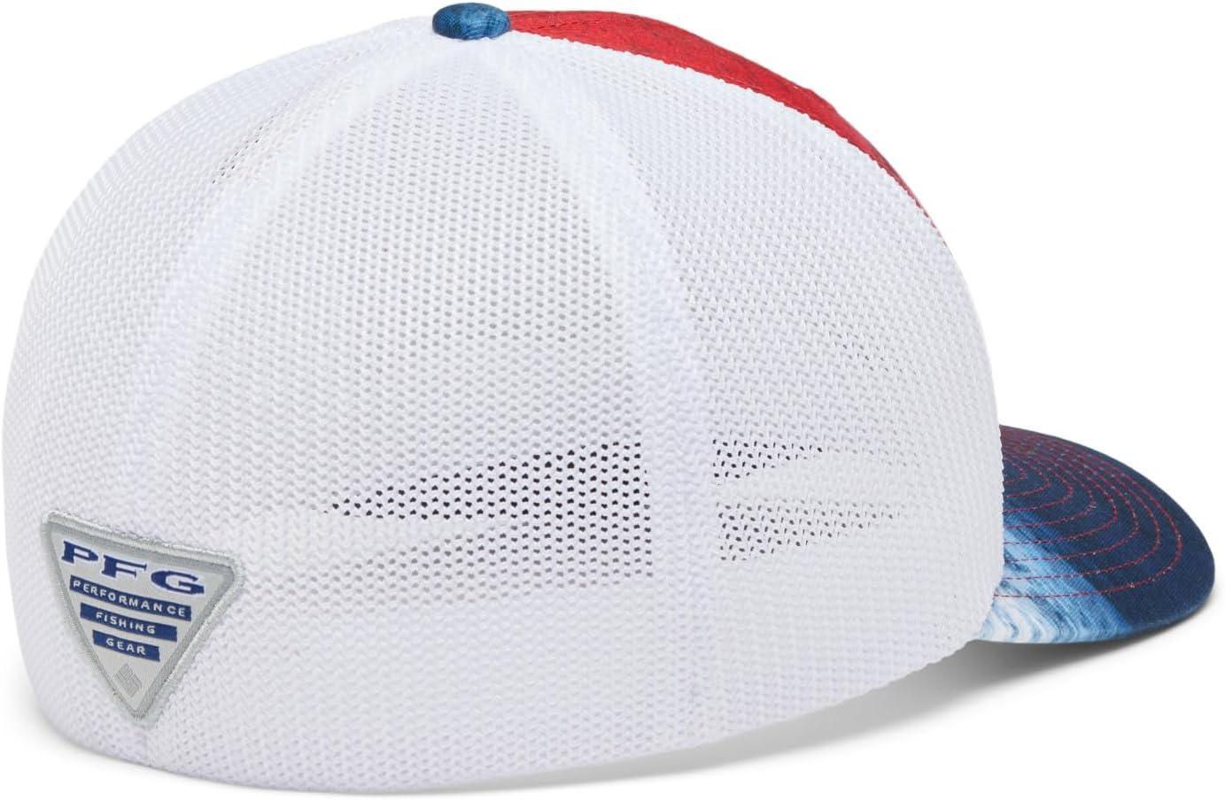 imageColumbia Unisex Camo Mesh Ball CapRed Spark Deepsea Fade