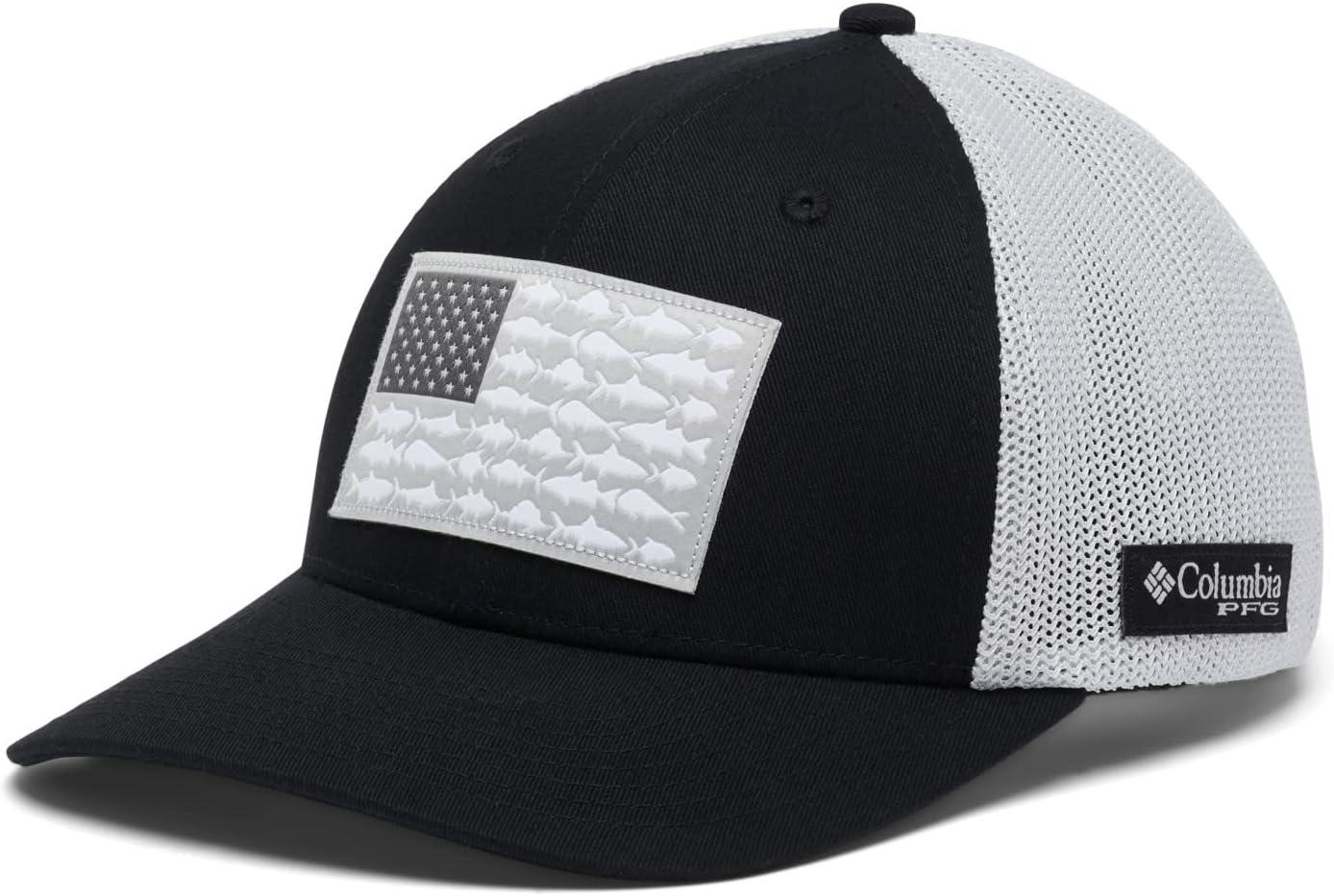 imageColumbia Unisex PFG Fischflagge Mesh Ballkappe Hoch CapBlackCool Grey