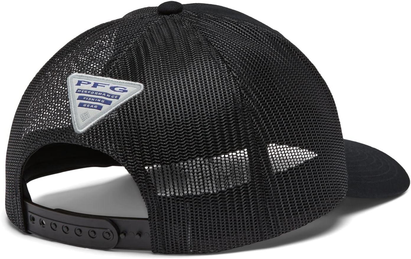 imageColumbia Unisex PFG Fischflagge Mesh Ballkappe Hoch CapBlackSilver Pfg