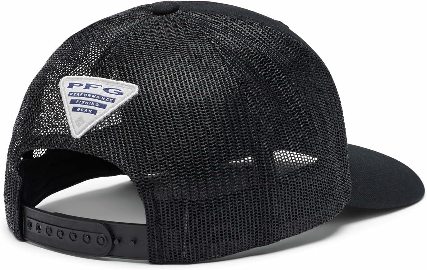 imageColumbia Unisex PFG Fischflagge Mesh Ballkappe Hoch CapBlackSilver Pfg