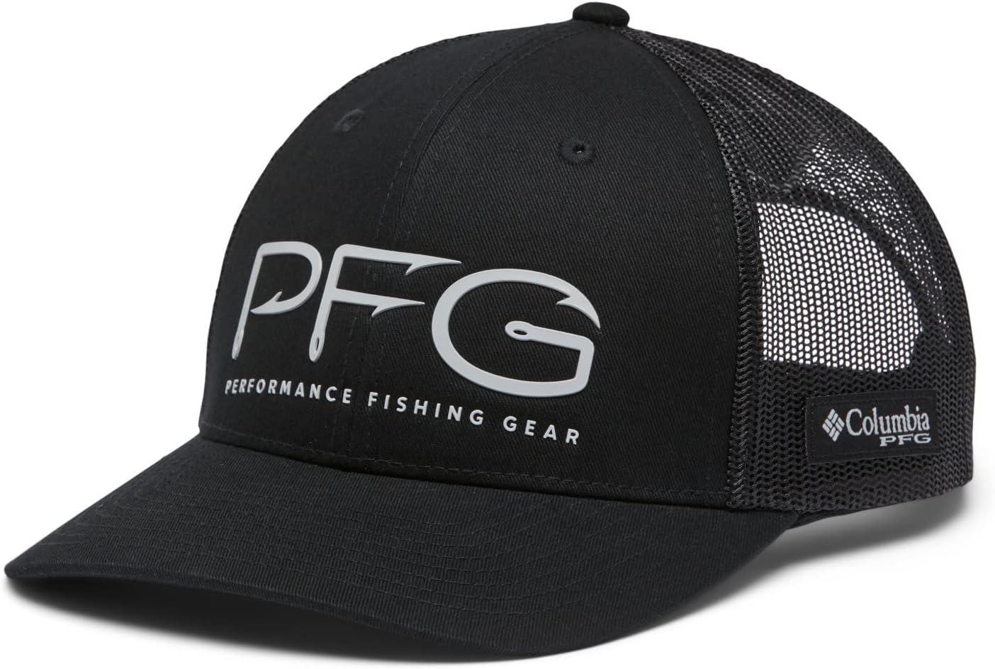 imageColumbia Unisex PFG Fischflagge Mesh Ballkappe Hoch CapBlackSilver Pfg