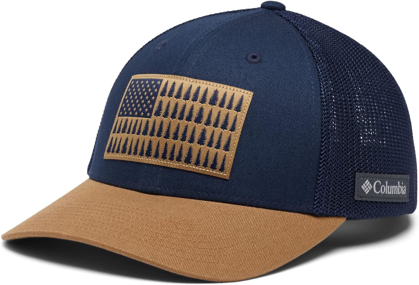 imageColumbia Unisex PFG Fischflagge Mesh Ballkappe Hoch CapCollegiate NavyDelta