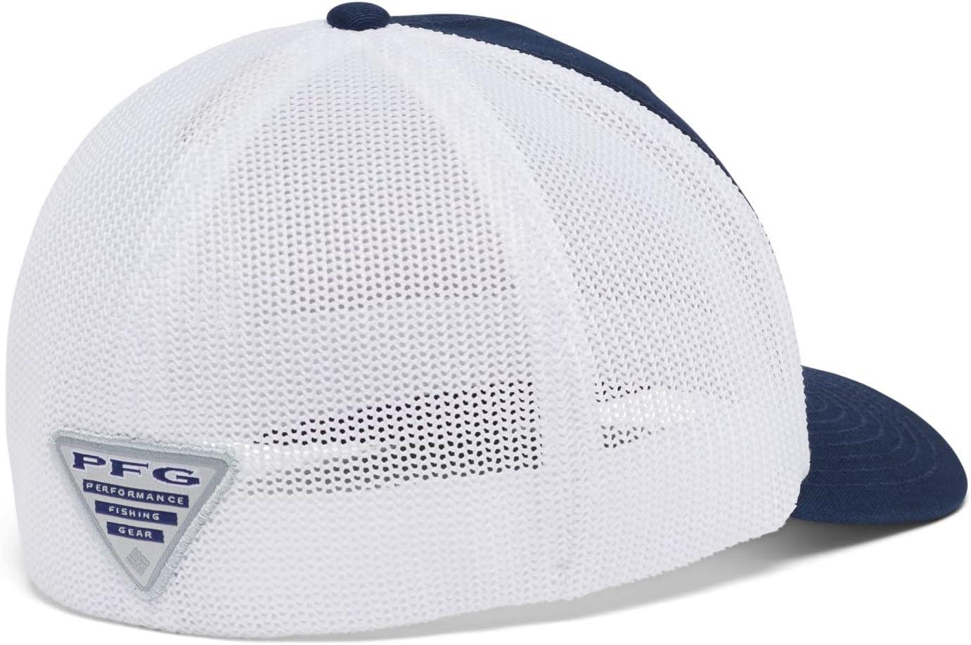 imageColumbia Unisex PFG Fischflagge Mesh Ballkappe Hoch CapCollegiate NavyPnw Flag