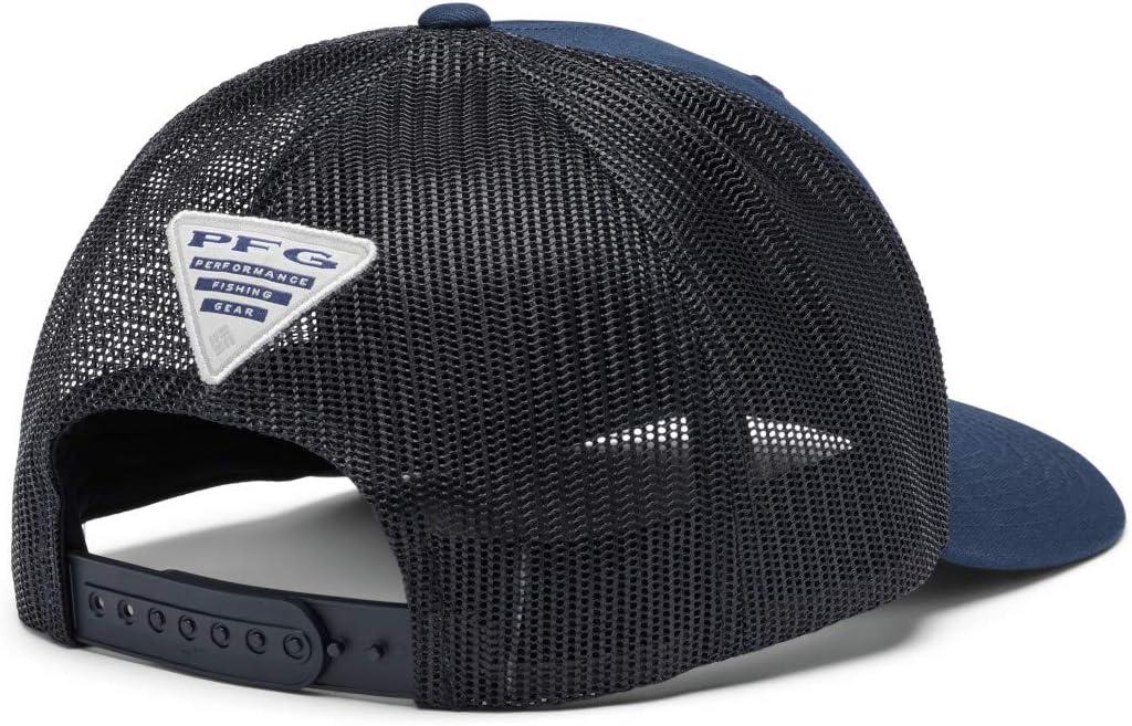 imageColumbia Unisex PFG Fischflagge Mesh Ballkappe Hoch CapCollegiate NavyWhite Pfg