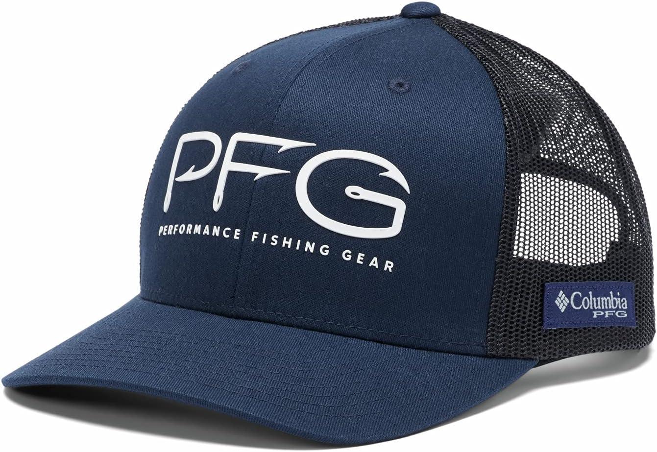 imageColumbia Unisex PFG Fischflagge Mesh Ballkappe Hoch CapCollegiate NavyWhite Pfg