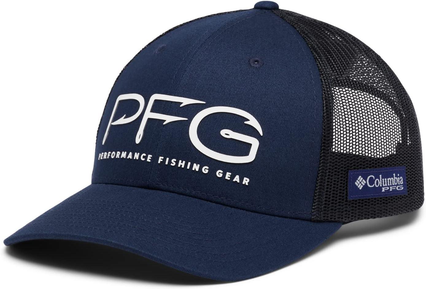 imageColumbia Unisex PFG Fischflagge Mesh Ballkappe Hoch CapCollegiate NavyWhite Pfg