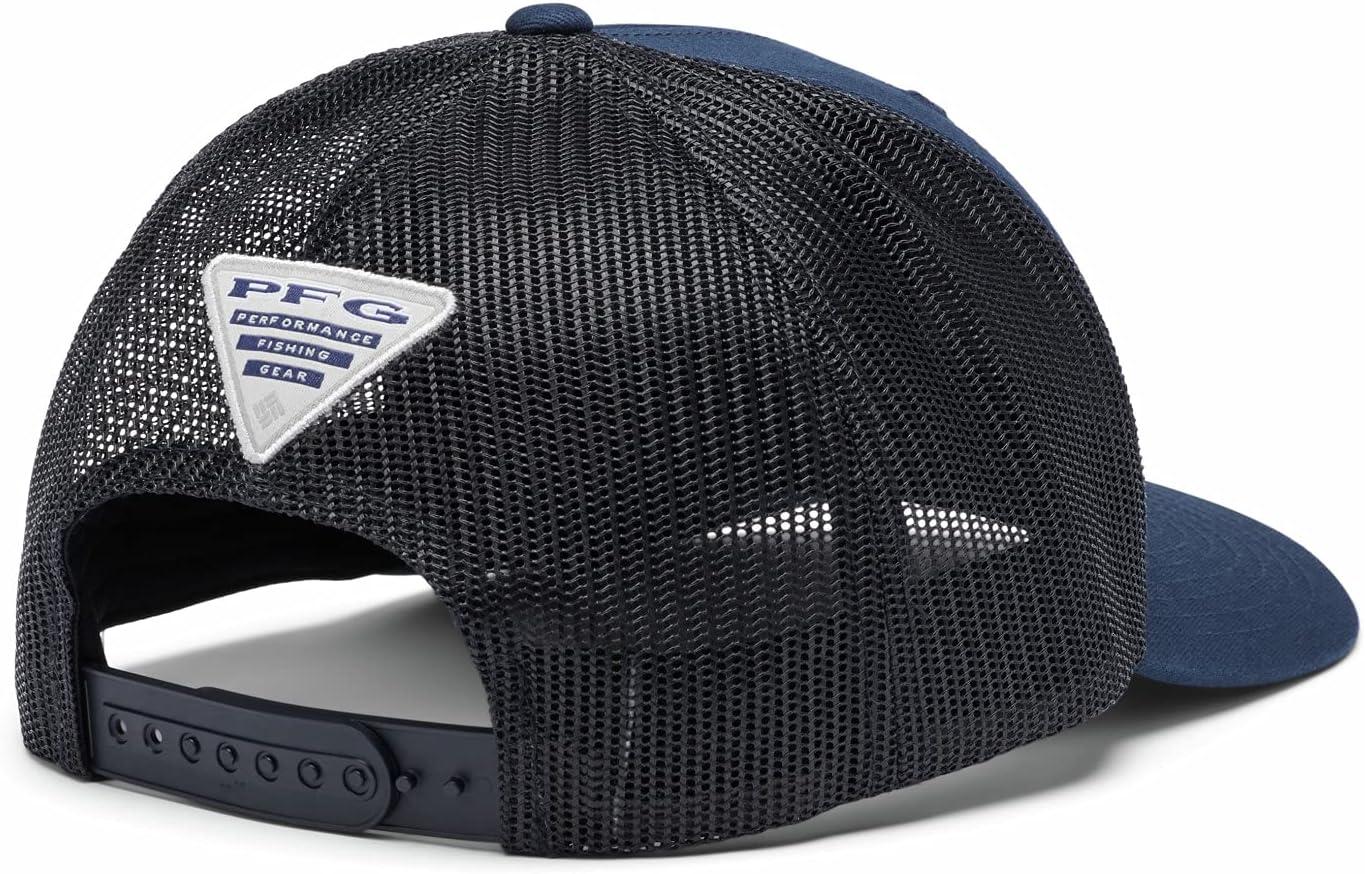imageColumbia Unisex PFG Fischflagge Mesh Ballkappe Hoch CapCollegiate NavyWhite Pfg