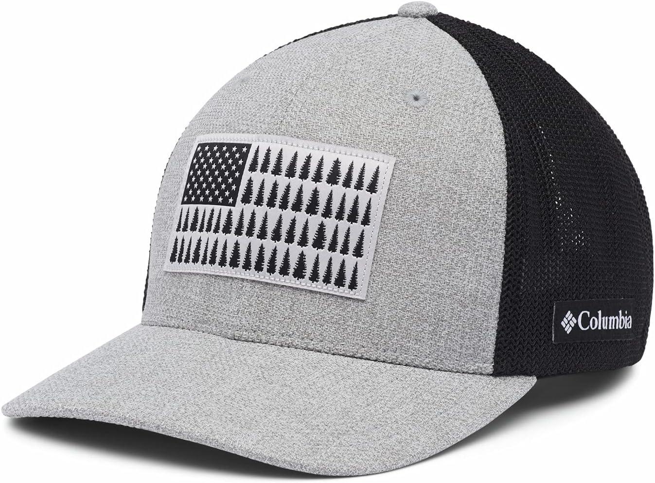 imageColumbia Unisex PFG Fischflagge Mesh Ballkappe Hoch CapColumbia Grey HeatherBlack