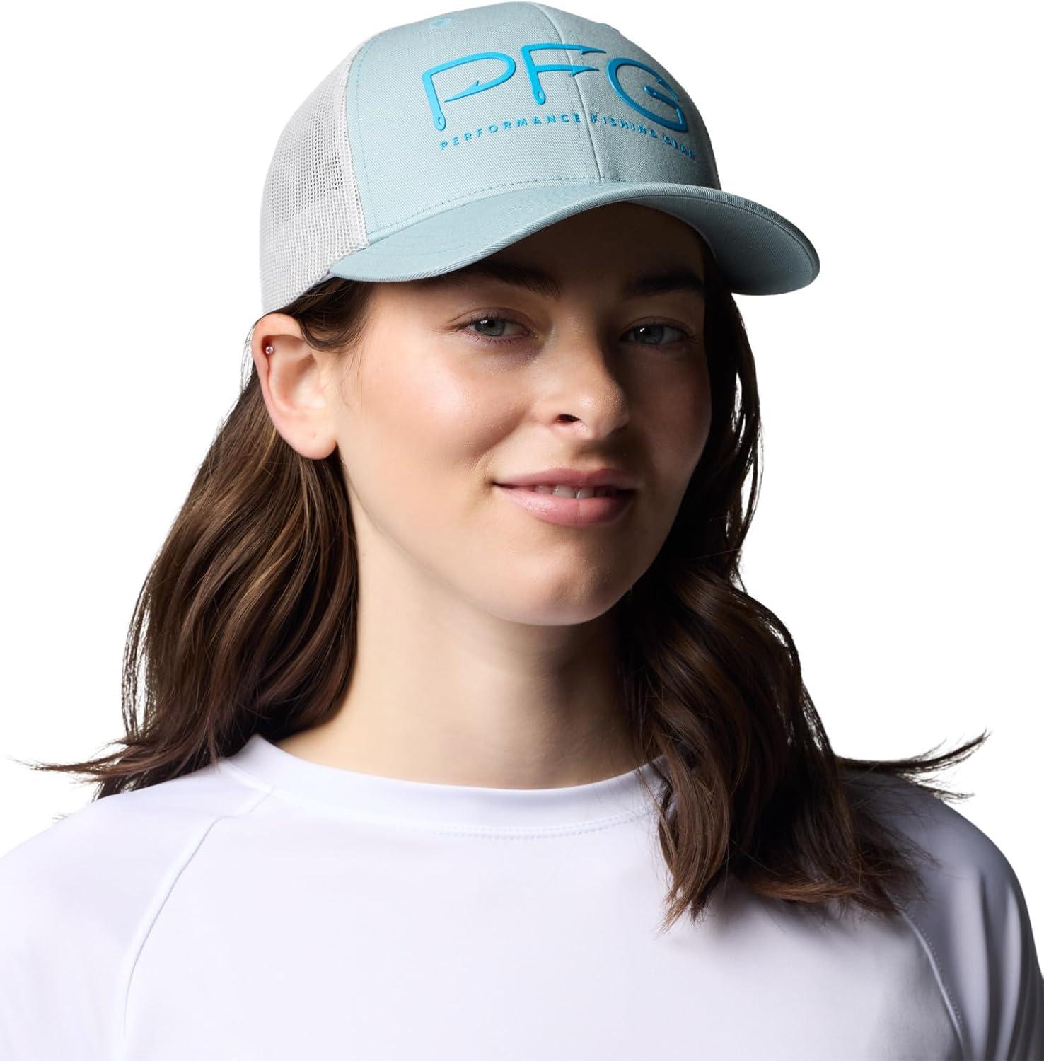 imageColumbia Unisex PFG Fischflagge Mesh Ballkappe Hoch CapCrushed BlueCool Grey