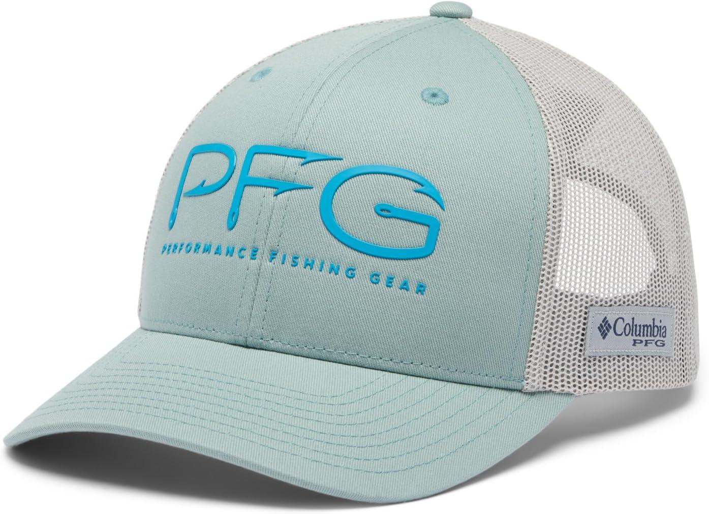imageColumbia Unisex PFG Fischflagge Mesh Ballkappe Hoch CapCrushed BlueCool Grey