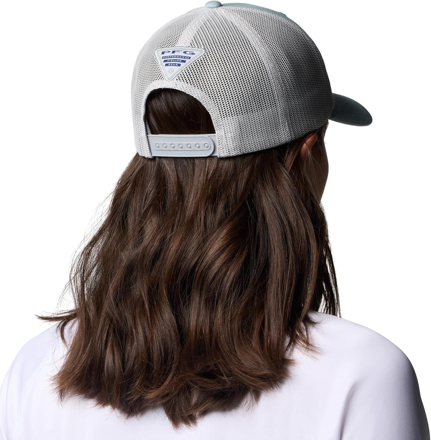 imageColumbia Unisex PFG Fischflagge Mesh Ballkappe Hoch CapCrushed BlueCool Grey