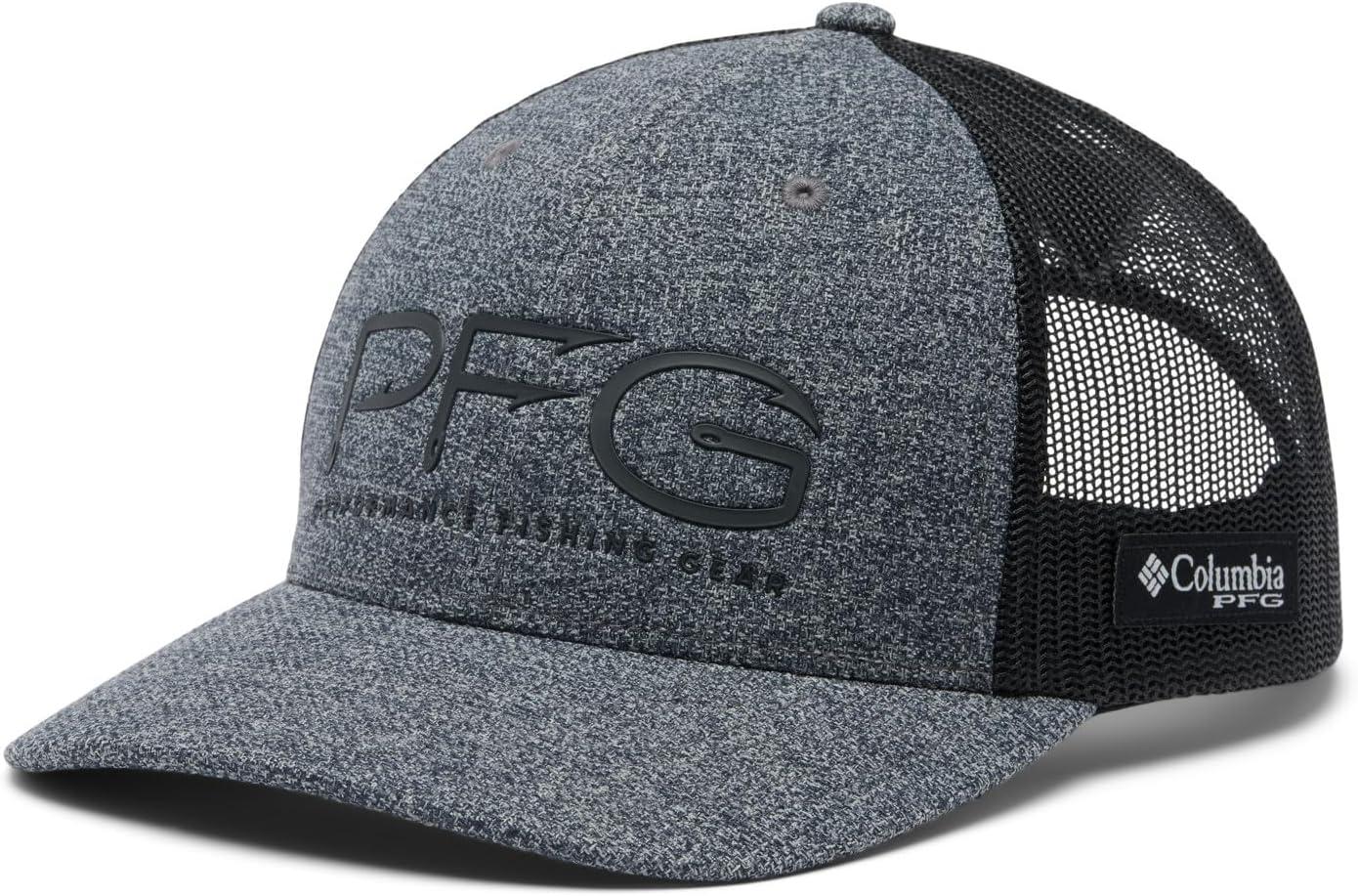 imageColumbia Unisex PFG Fischflagge Mesh Ballkappe Hoch CapGrill HeatherBlack
