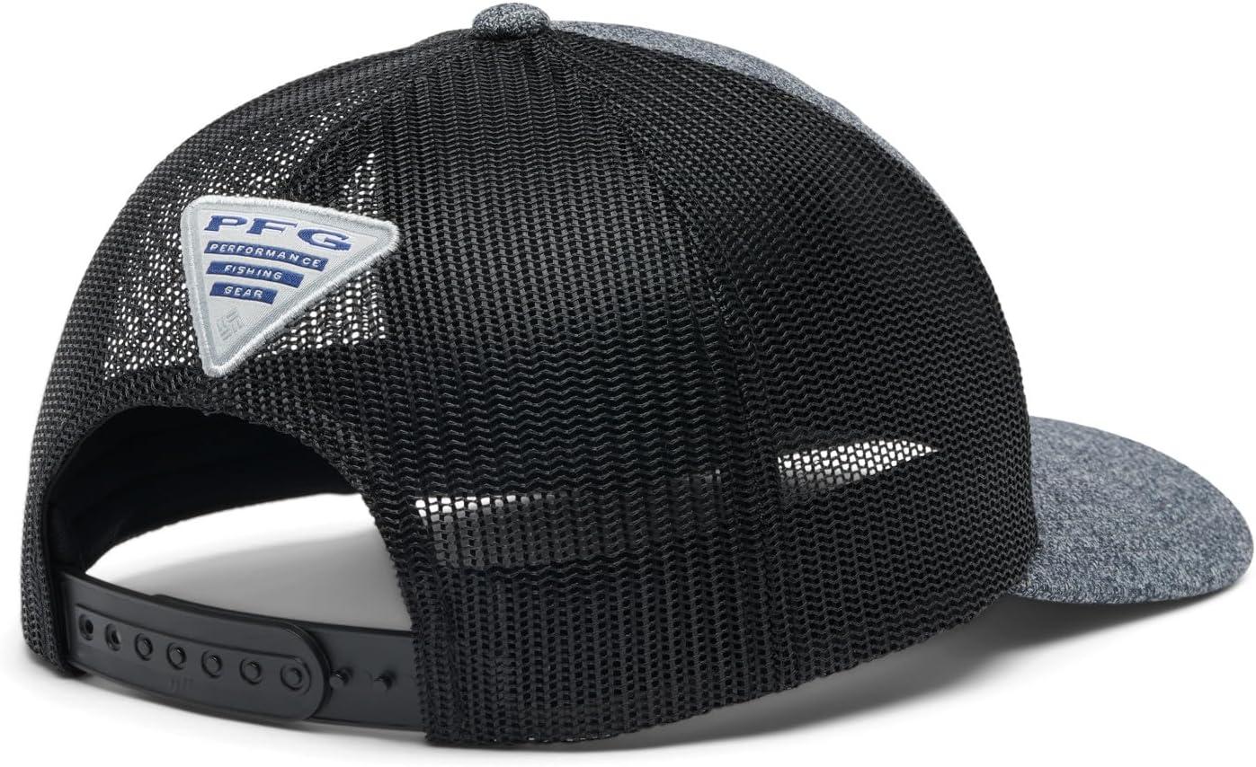 imageColumbia Unisex PFG Fischflagge Mesh Ballkappe Hoch CapGrill HeatherBlack