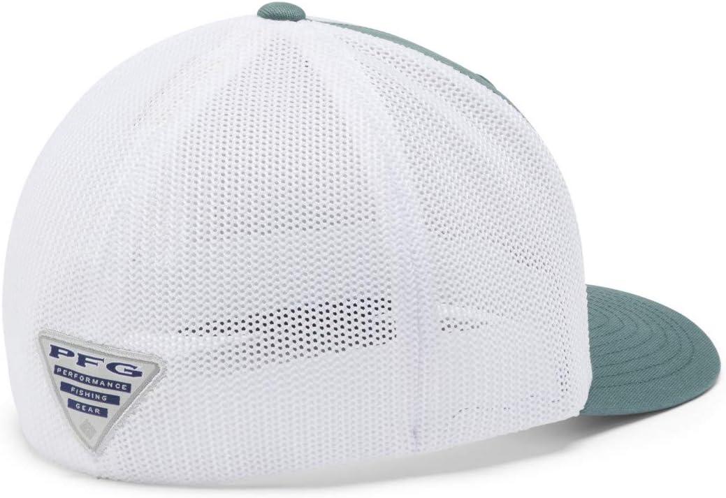 imageColumbia Unisex PFG Fischflagge Mesh Ballkappe Hoch CapPondWhiteUs Fish Flag
