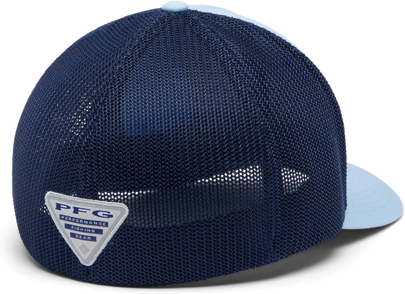 imageColumbia Unisex PFG Fischflagge Mesh Ballkappe Hoch CapSailCollegiate NavyInshore Flag