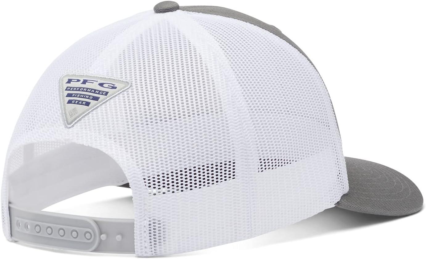 imageColumbia Unisex PFG Fischflagge Mesh Ballkappe Hoch CapTitaniumWhite