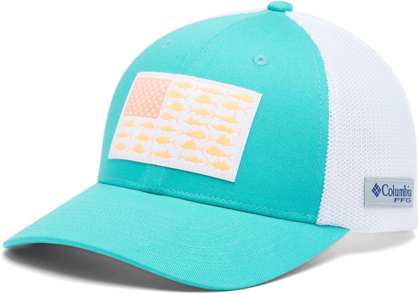 imageColumbia Unisex PFG Fischflagge Mesh Ballkappe Hoch CapTurquoiseOffshore Slam Flag