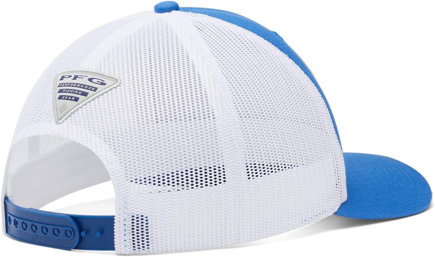 imageColumbia Unisex PFG Fischflagge Mesh Ballkappe Hoch CapVivid BlueWhite