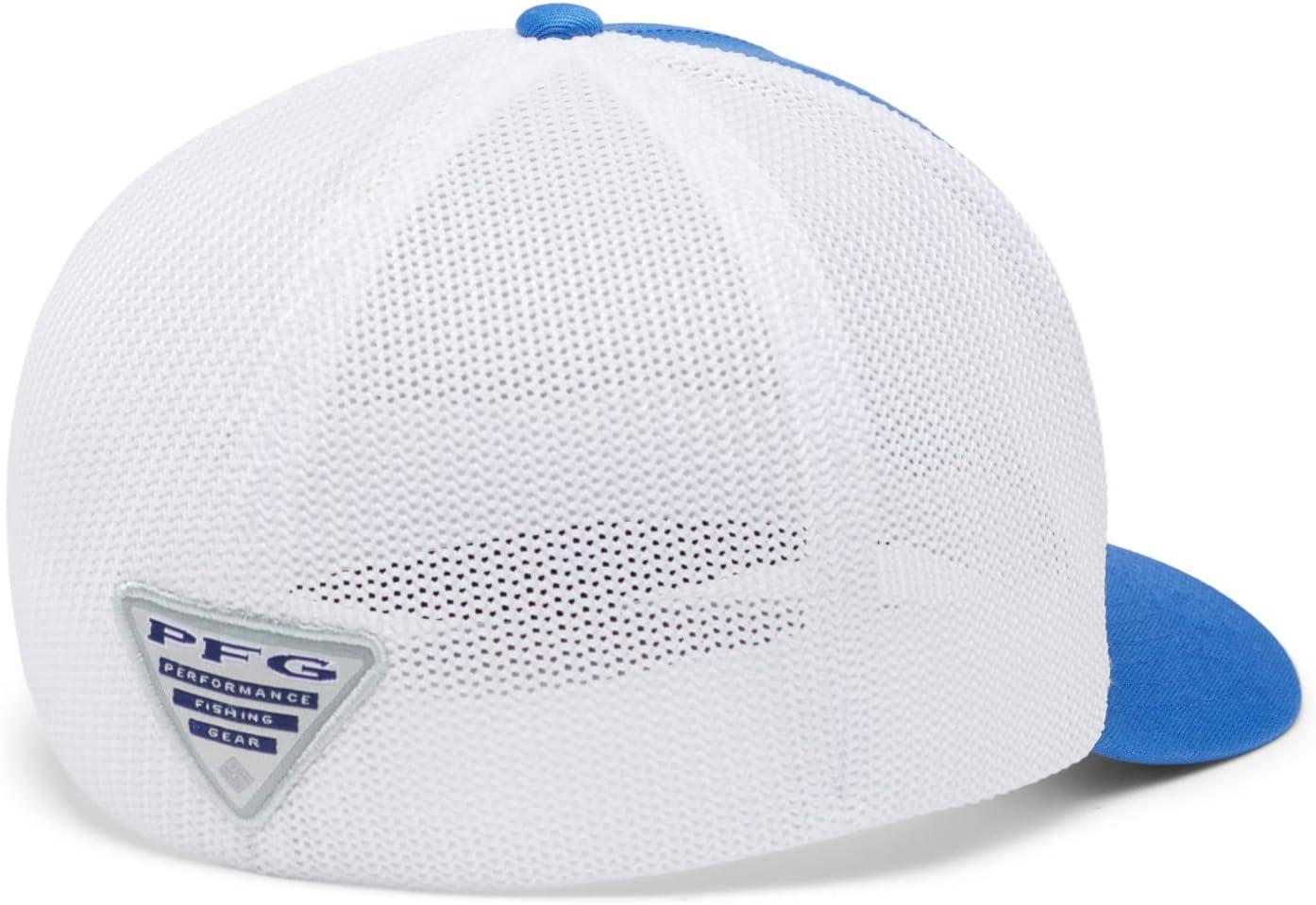 imageColumbia Unisex PFG Fischflagge Mesh Ballkappe Hoch CapVivid BlueWhiteUS Fish Flag