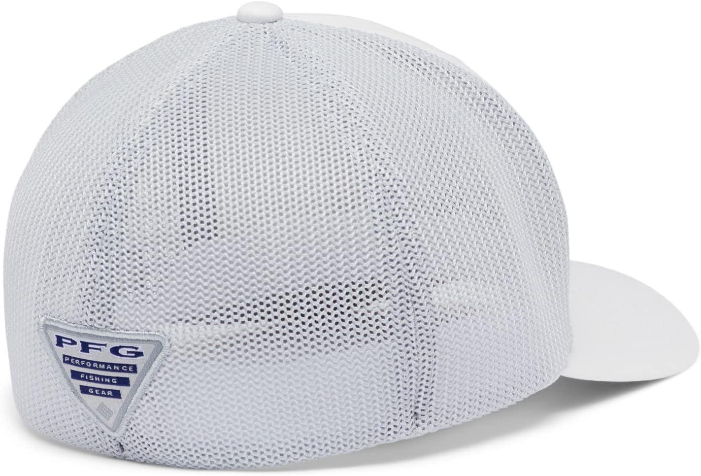 imageColumbia Unisex PFG Fischflagge Mesh Ballkappe Hoch CapWhiteCool GreyBass Flag