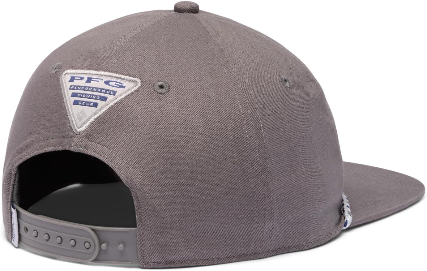 imageColumbia UnisexAdult PFG Back Tack Snap BackCity GreyBig Game Fly