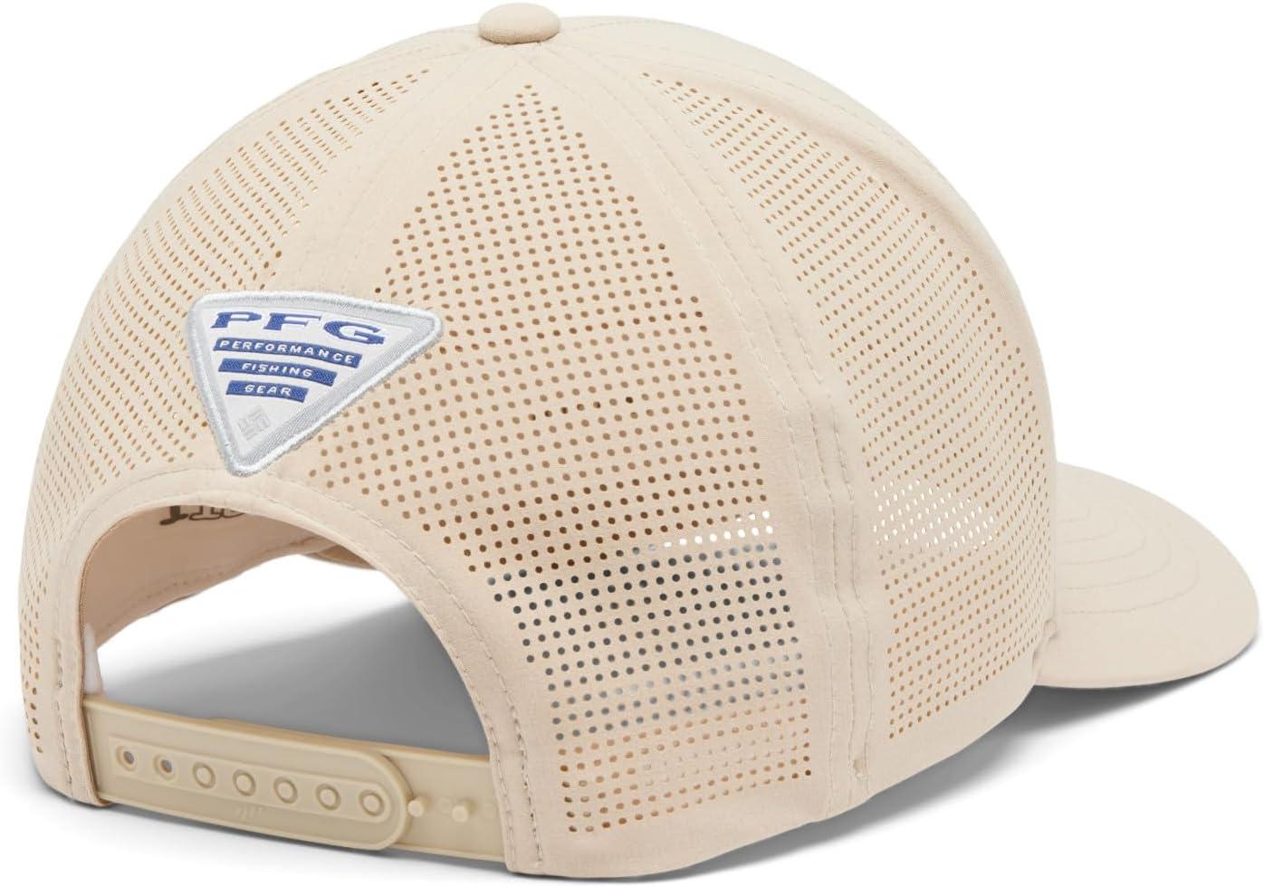 imageColumbia UnisexAdult PFG Elite 3D Stretch Snap BackAncient FossilTested Tough Fresh