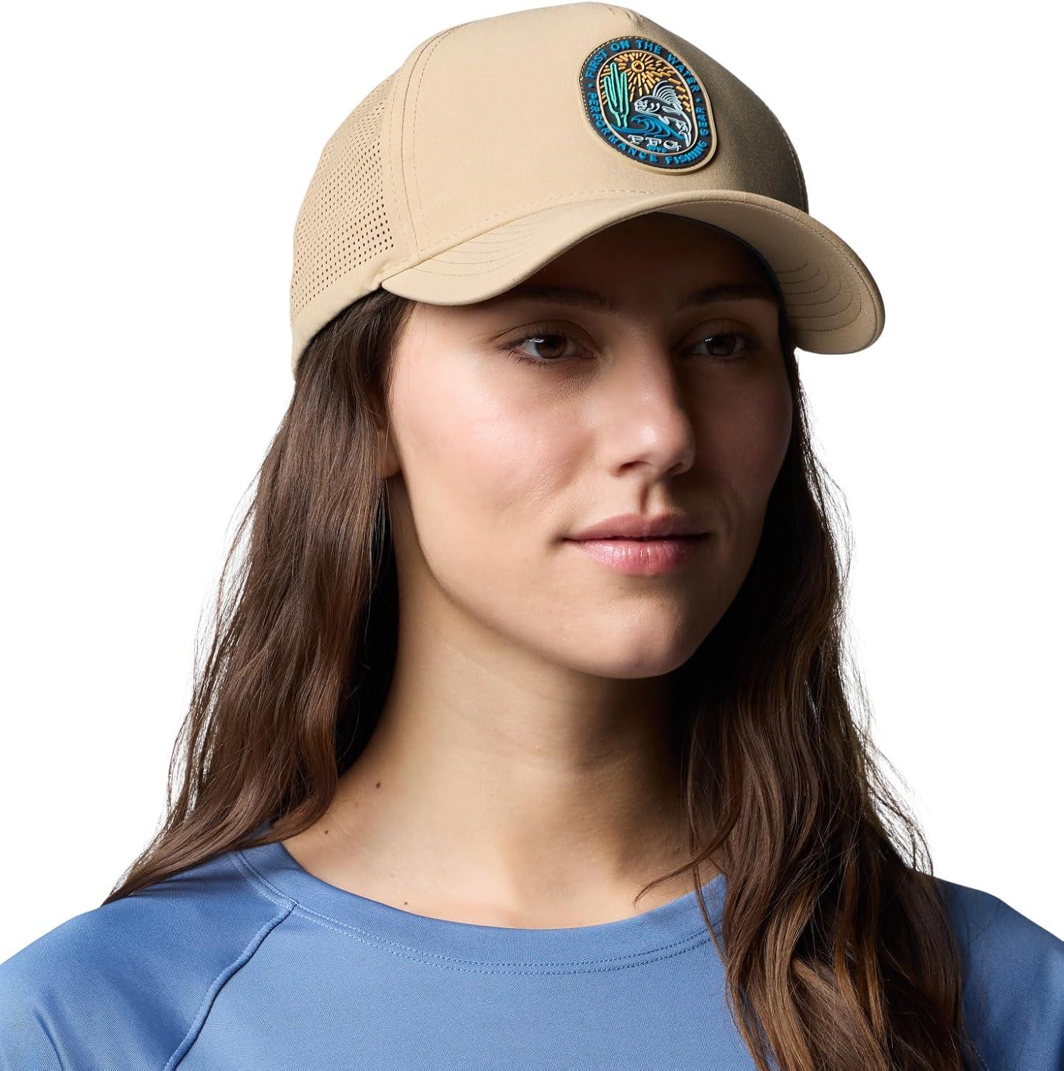 imageColumbia UnisexAdult PFG Elite 3D Stretch Snap BackBeachPfg Breakline Baja