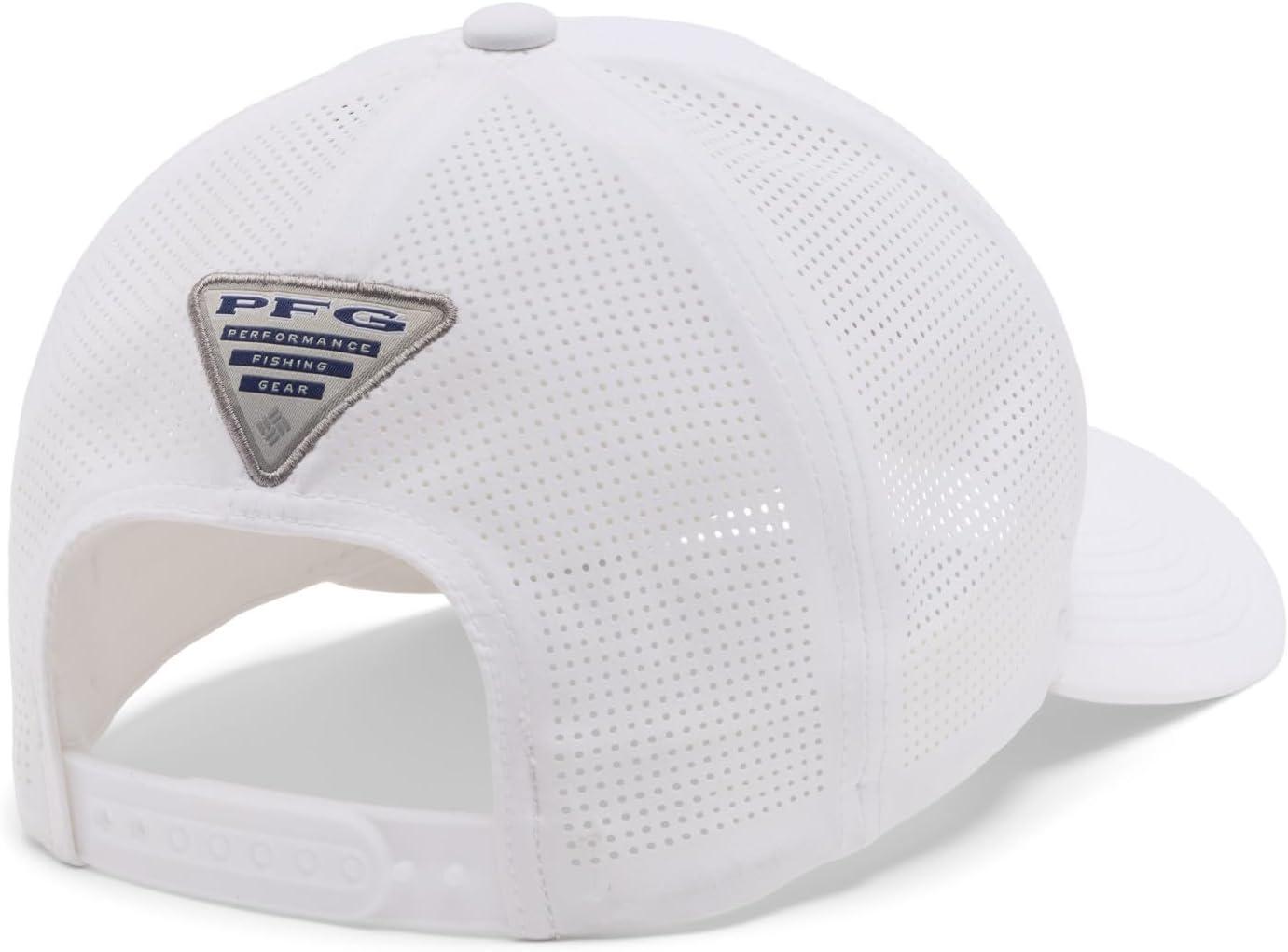 imageColumbia UnisexAdult PFG Elite 3D Stretch Snap BackWhitePfg Breakline Fl