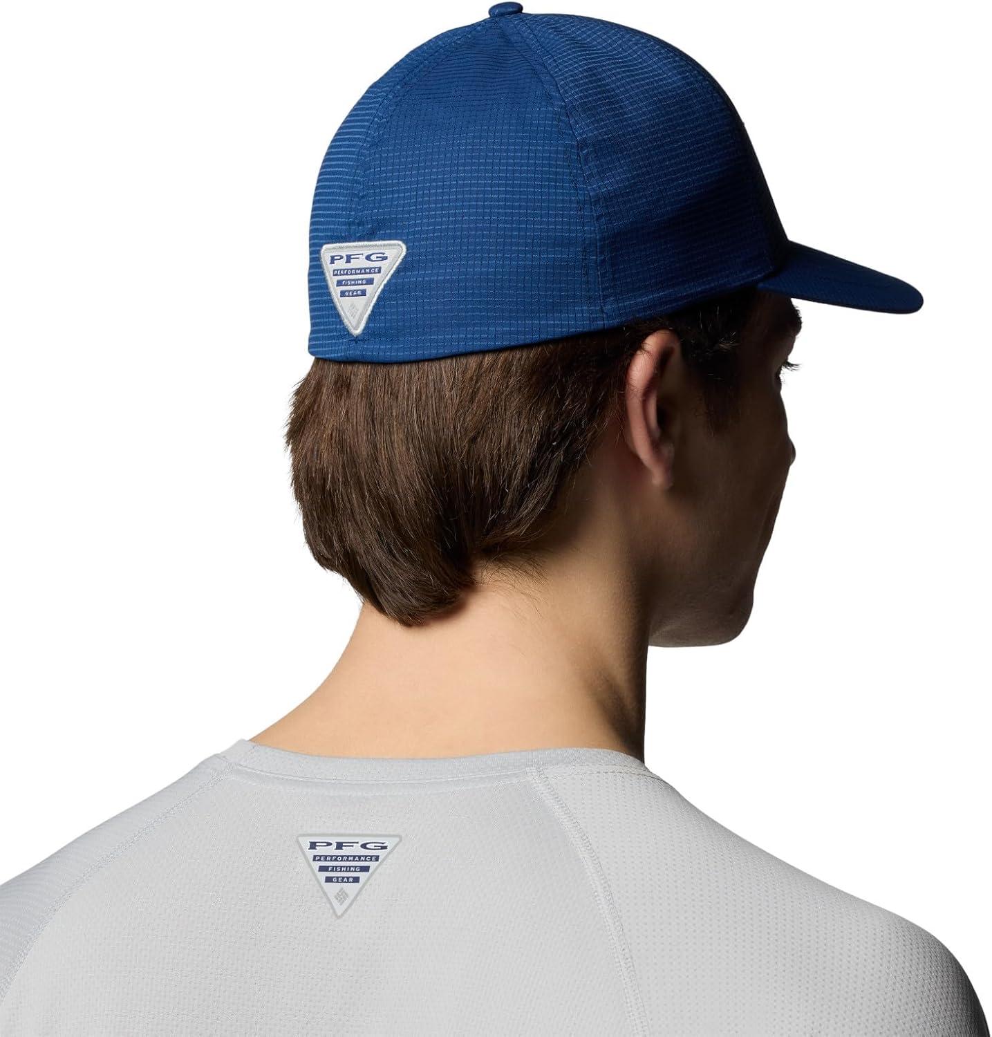 imageColumbia UnisexAdult PFG Island Angler Stretch Fit Ball CapCarbonPfg Diamond Bit Tuna