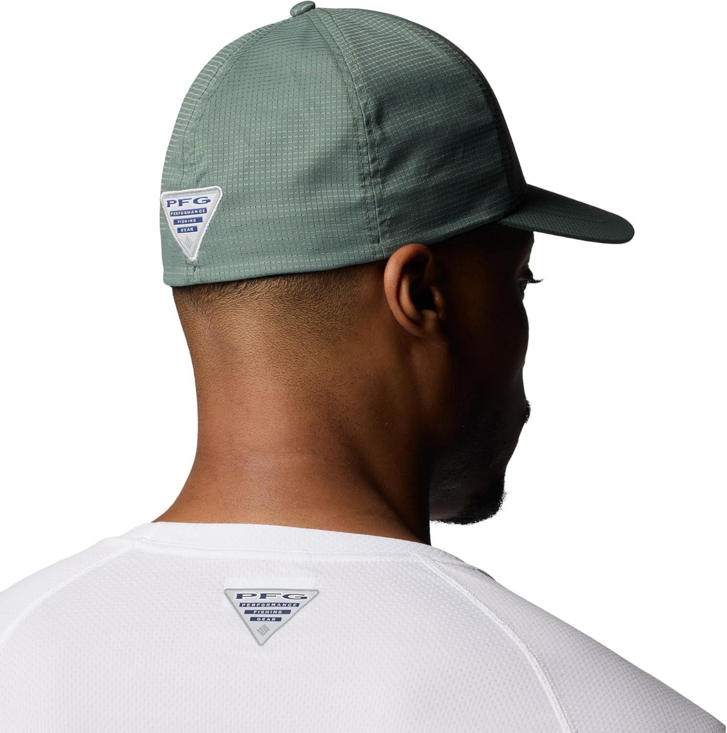 imageColumbia UnisexAdult PFG Island Angler Stretch Fit Ball CapCypressPfg Diamond Bit Trout
