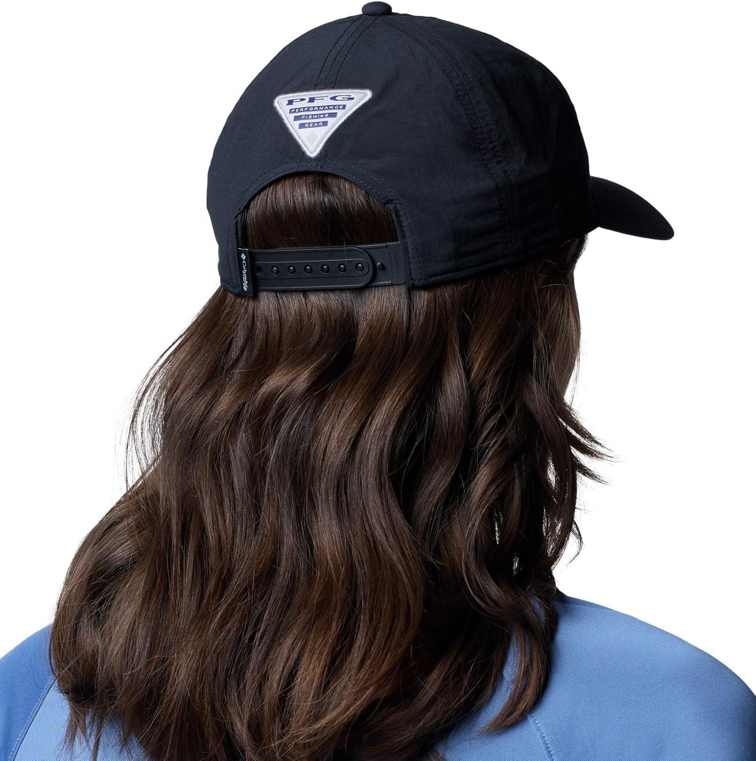 imageColumbia UnisexAdult PFG Lost Waters Snap BackBlackDuck Camo Patch