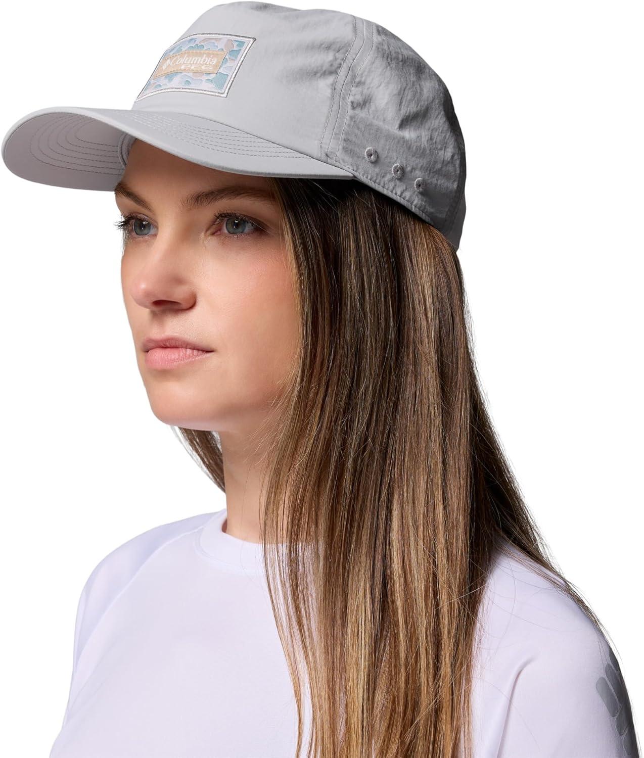 imageColumbia UnisexAdult PFG Lost Waters Snap BackCool GreyDuck Camo Patch