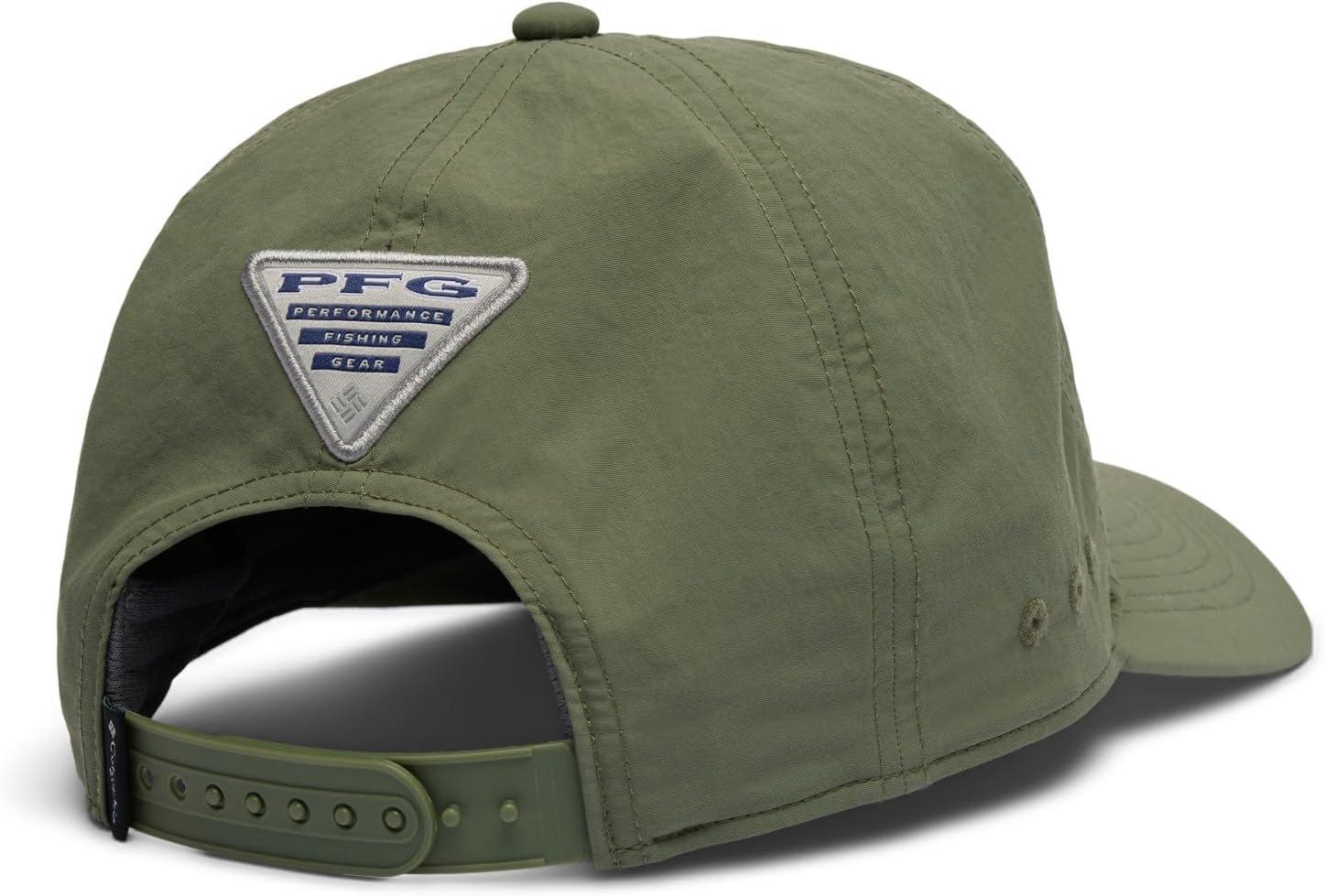 imageColumbia UnisexAdult PFG Lost Waters Snap BackCypressFossilDuck Camo Patch