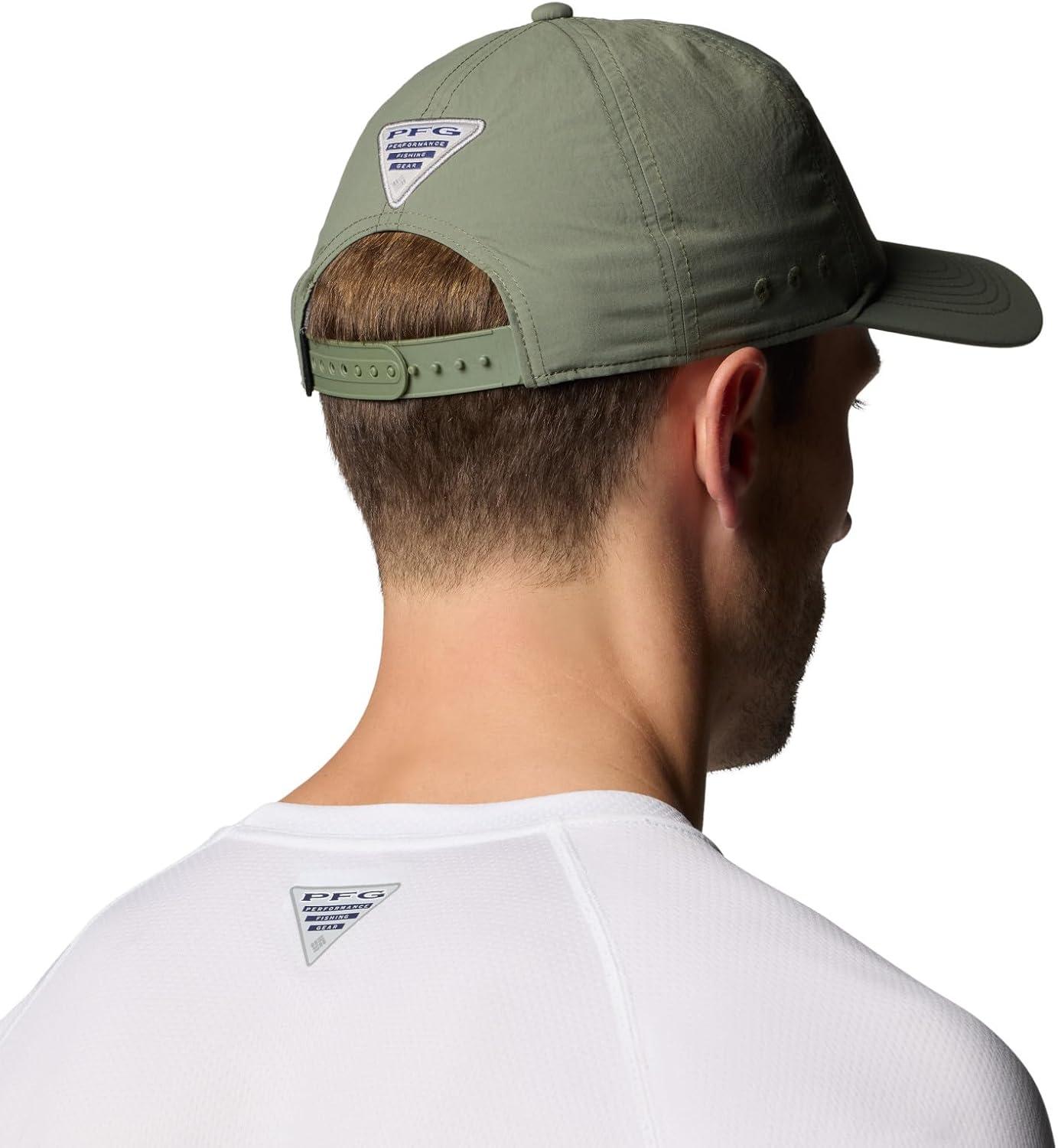 imageColumbia UnisexAdult PFG Lost Waters Snap BackCypressFossilDuck Camo Patch