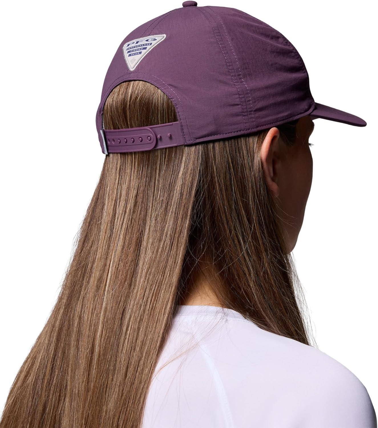 imageColumbia UnisexAdult PFG Lost Waters Snap BackDusty PurpleFotw Box Flag