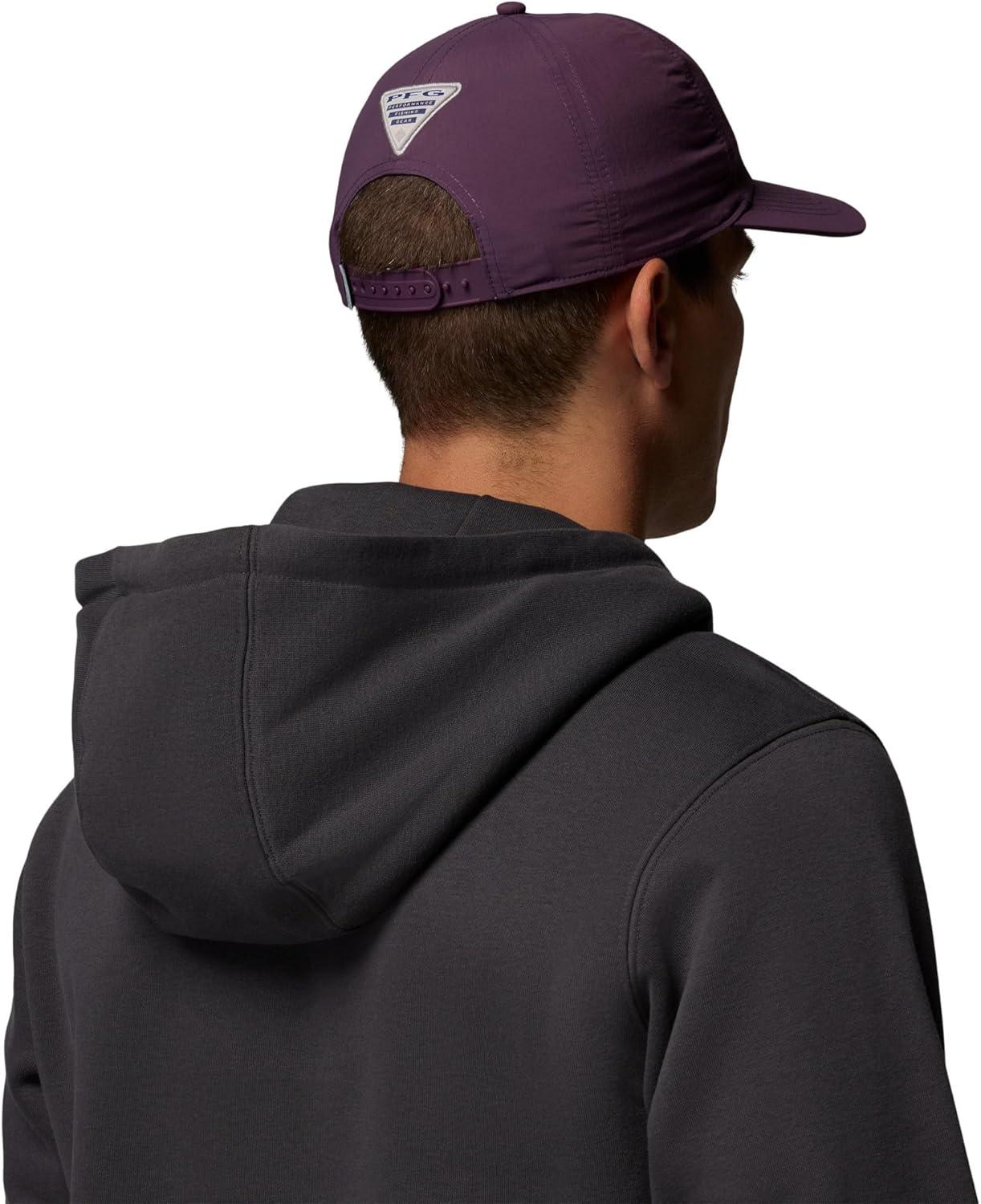 imageColumbia UnisexAdult PFG Lost Waters Snap BackDusty PurpleFotw Box Flag
