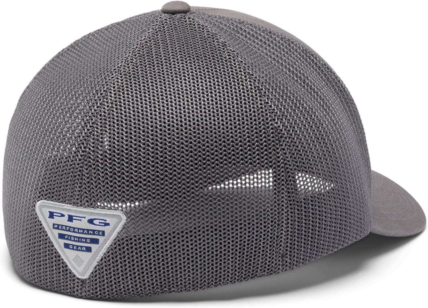 imageColumbia UnisexAdult PFG Patch Mesh Ball CapCity GreySunset Fish