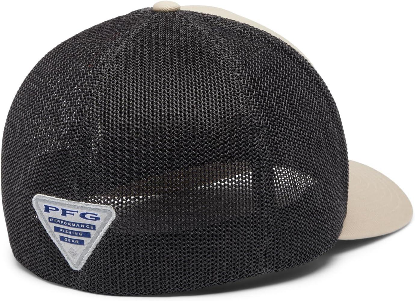 imageColumbia UnisexAdult PFG Patch Mesh Ball CapFossilSharkTrout