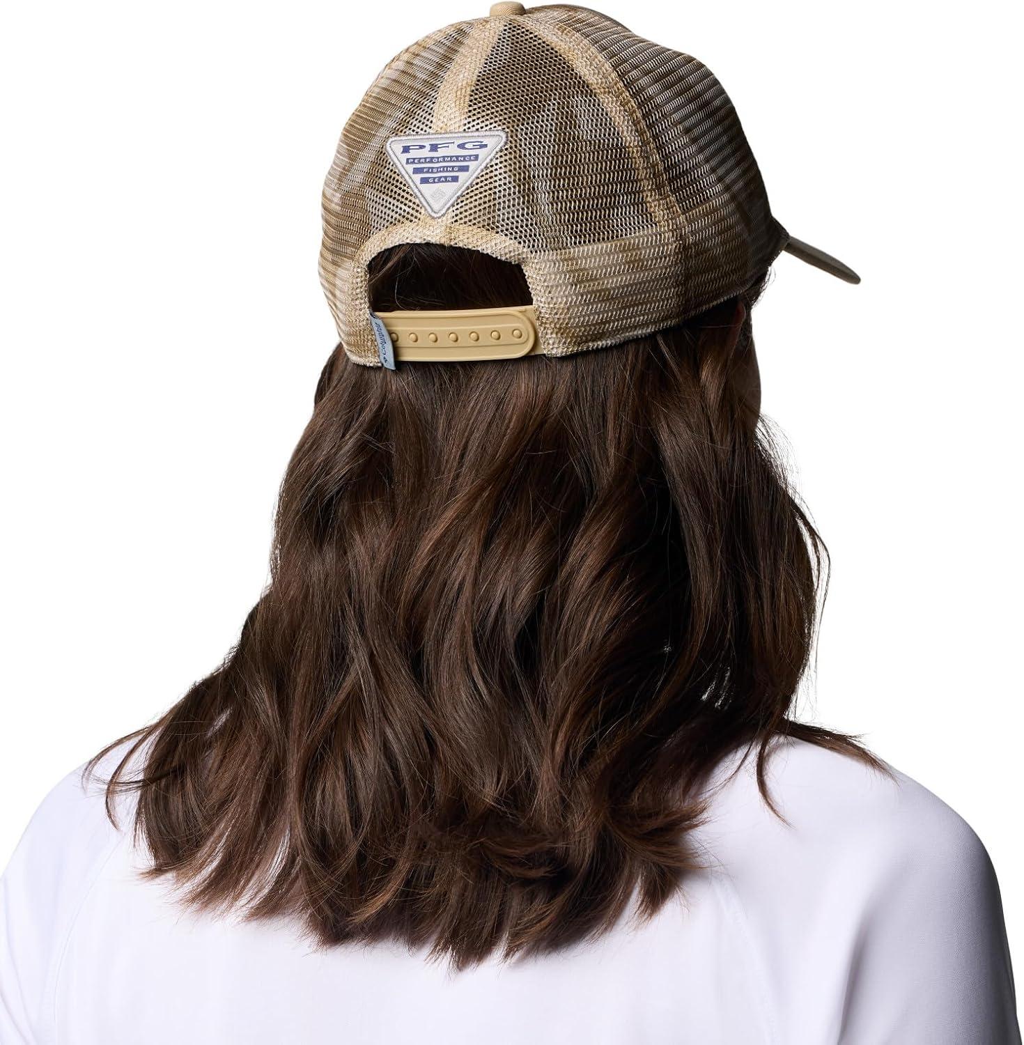 imageColumbia UnisexAdult PFG Tie Down Mesh Snap BackBeach Broadleaf