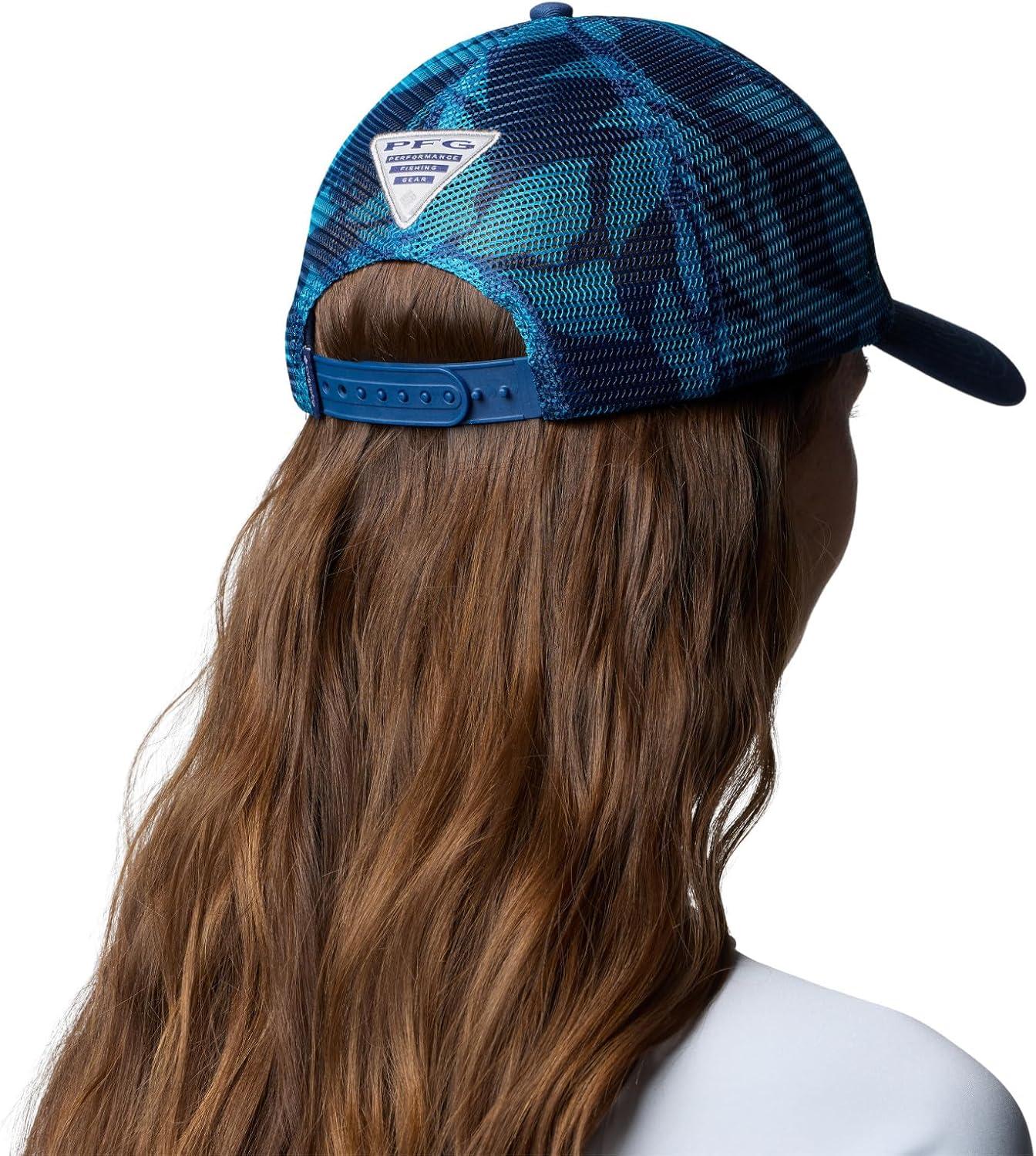 imageColumbia UnisexAdult PFG Tie Down Mesh Snap BackCarbon Broadleaf