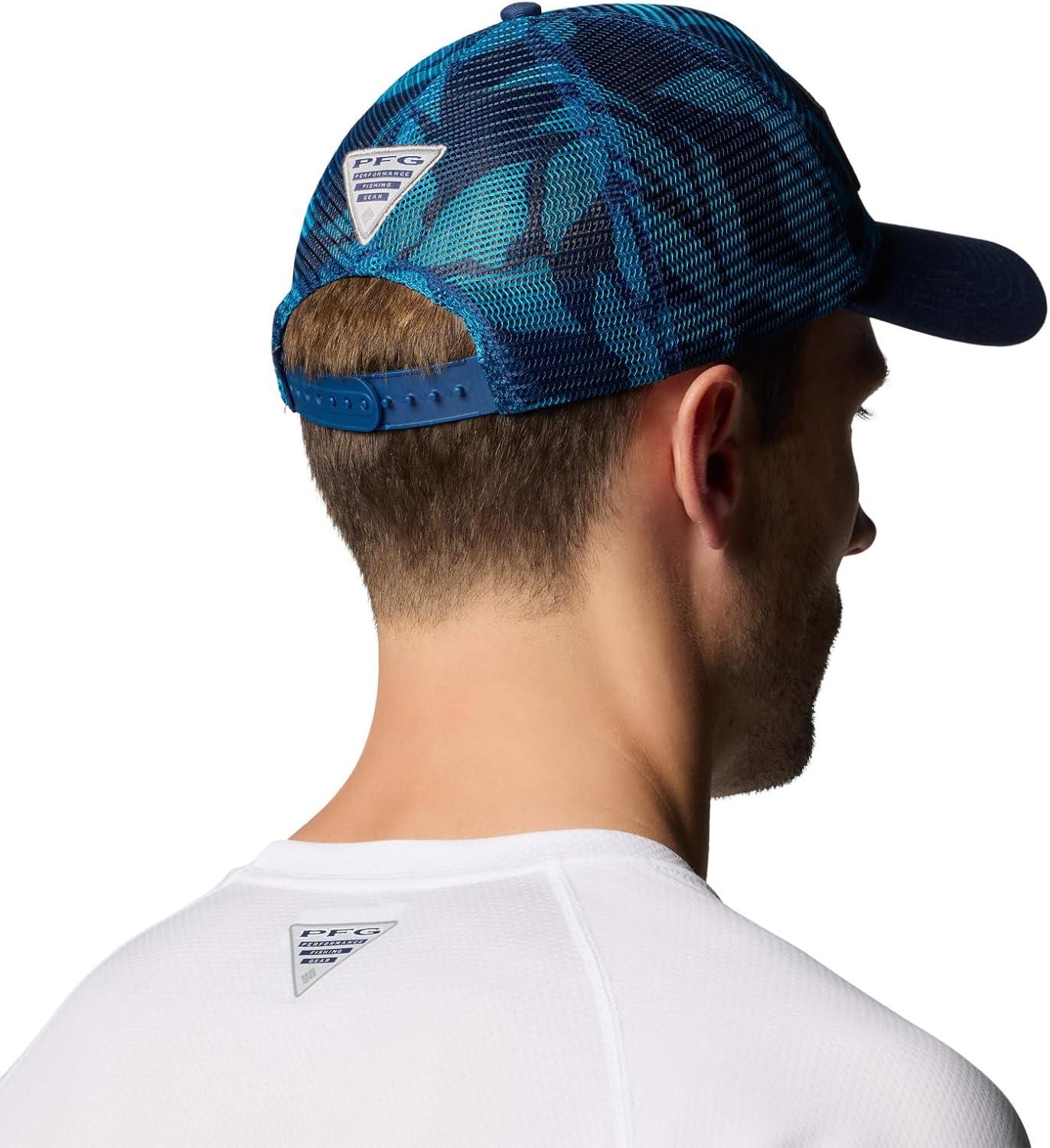 imageColumbia UnisexAdult PFG Tie Down Mesh Snap BackCarbon Broadleaf