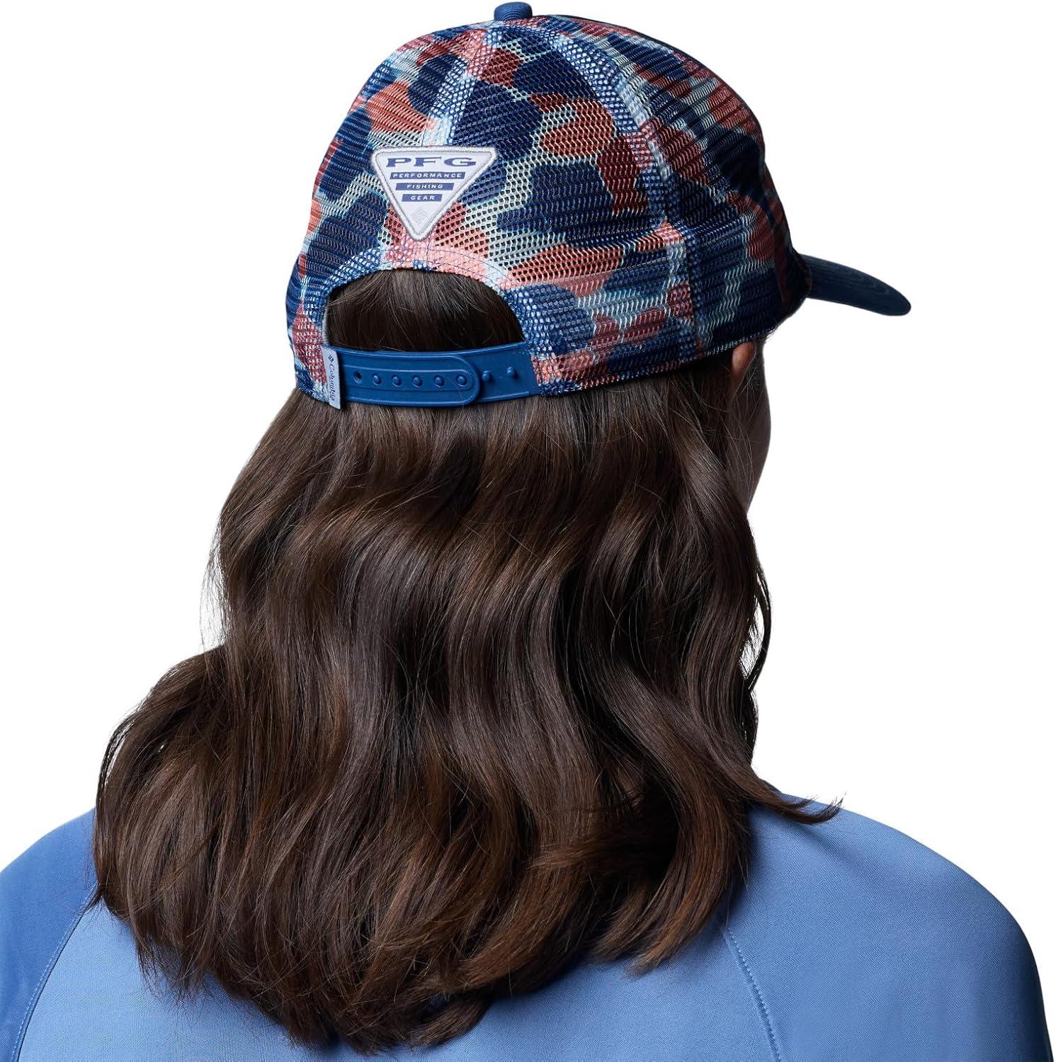 imageColumbia UnisexAdult PFG Tie Down Mesh Snap BackCool Grey Duck CamoCarbon