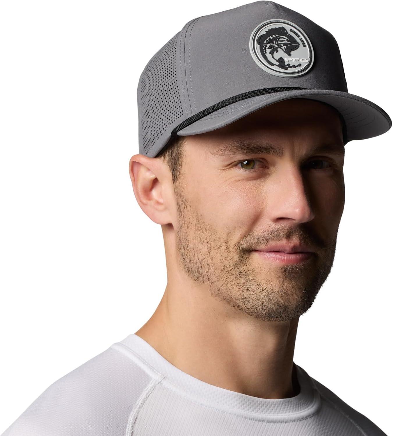 imageColumbia UnisexAdult Tidal Pursuit 3D Stretch Snap BackCity GreyFish Circle Bass