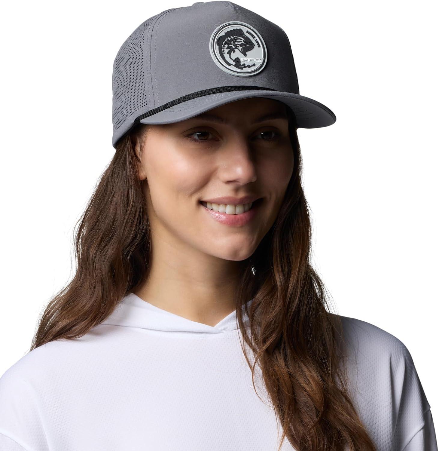 imageColumbia UnisexAdult Tidal Pursuit 3D Stretch Snap BackCity GreyFish Circle Bass