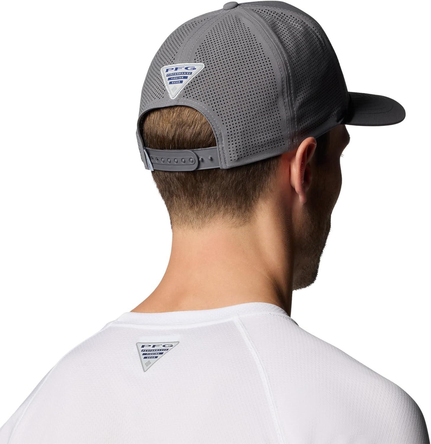 imageColumbia UnisexAdult Tidal Pursuit 3D Stretch Snap BackCity GreyFish Circle Bass