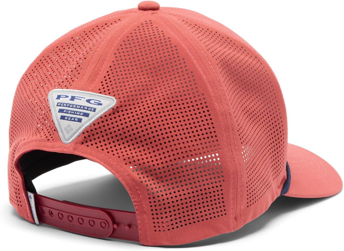 imageColumbia UnisexAdult Tidal Pursuit 3D Stretch Snap BackDusty CrimsonFish Circle Red Fish