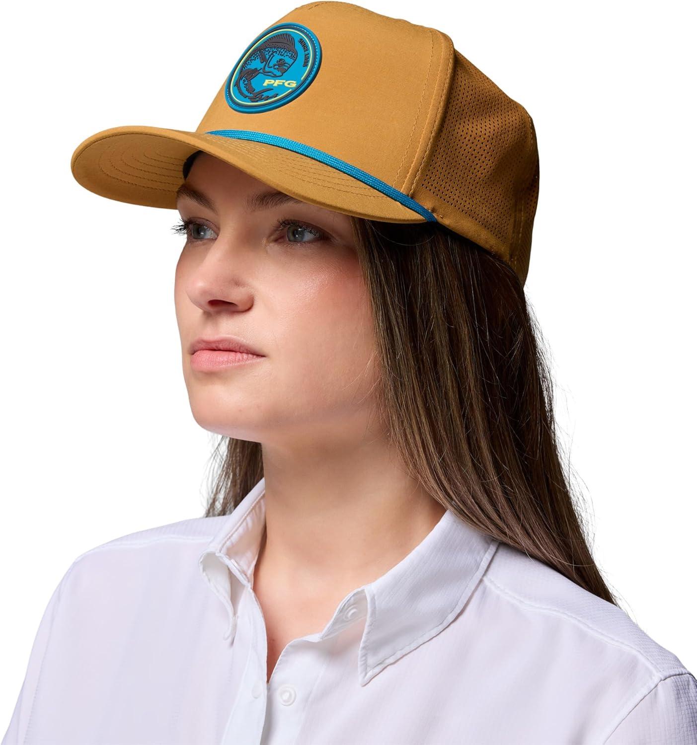 imageColumbia UnisexAdult Tidal Pursuit 3D Stretch Snap BackMaple SugarFull Circle Dorado