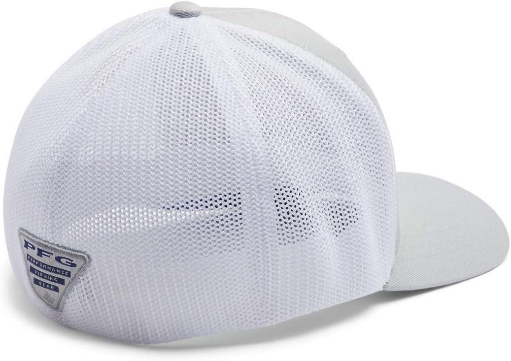 imageColumbia UnisexChild Junior Mesh Ball CapCool GreyVivid BluePfg Hook