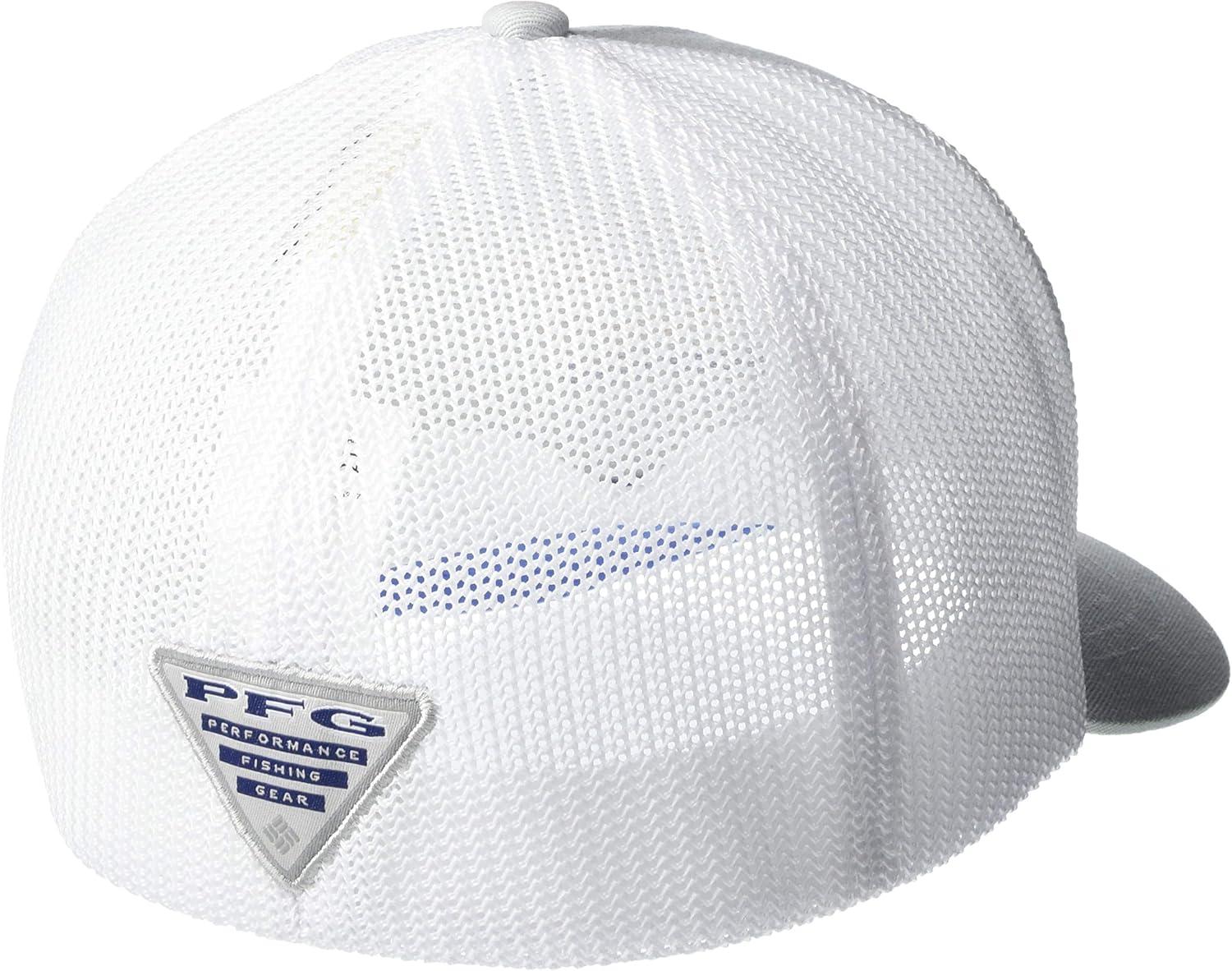 imageColumbia UnisexChild Junior Mesh Ball CapCool GreyVivid BluePfg Hook