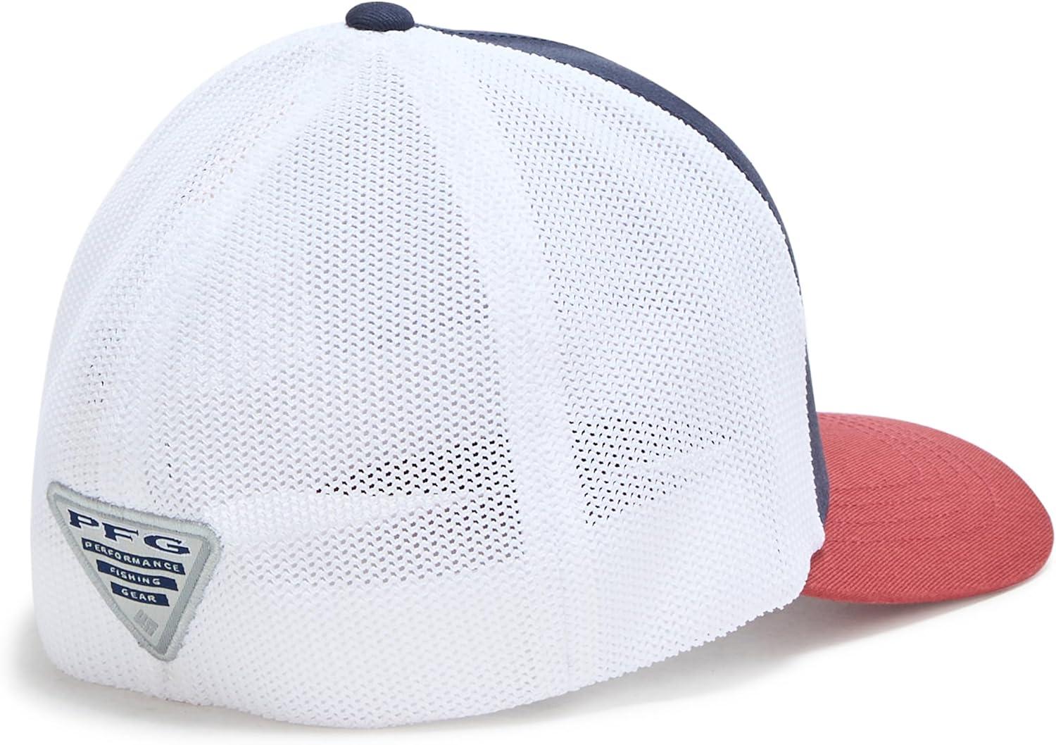 imageColumbia UnisexChild Junior Mesh Ball CapNocturnalDusty CrimsonPfg Hooks